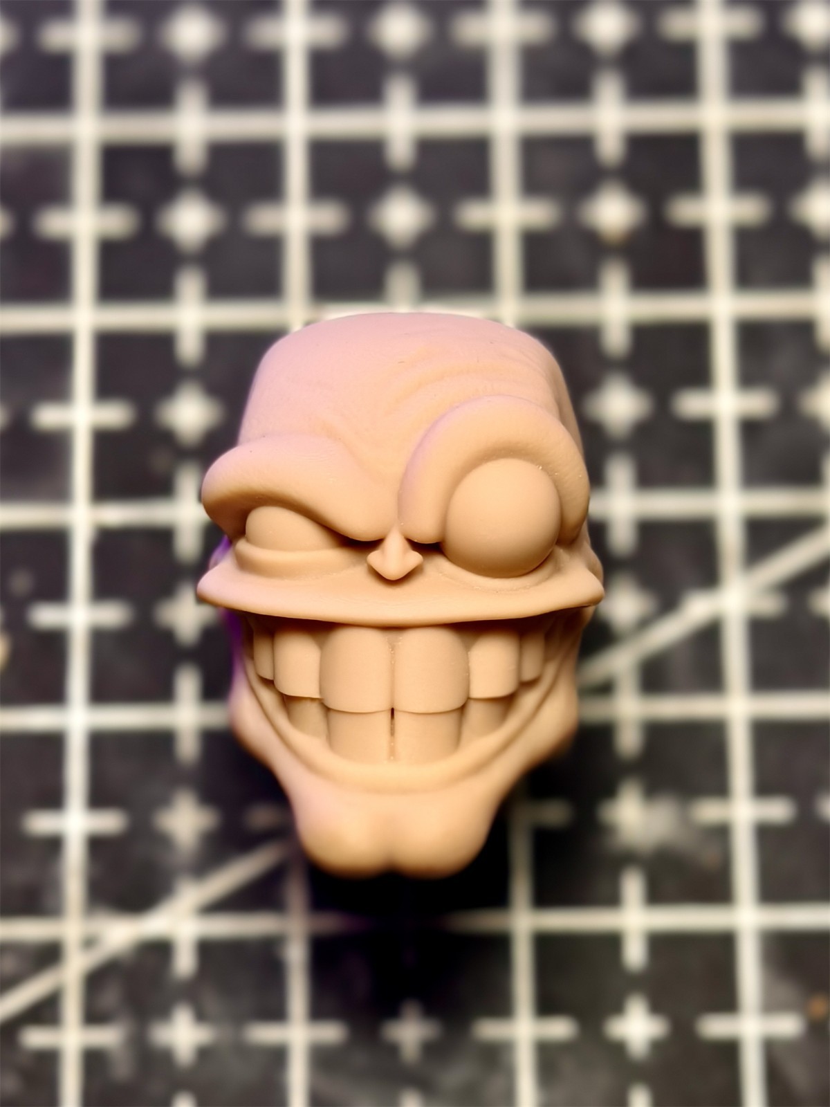 1/12 1/4 1/6 1/18 Unpainted Comics Expression Green Man Head Carved Model Toys