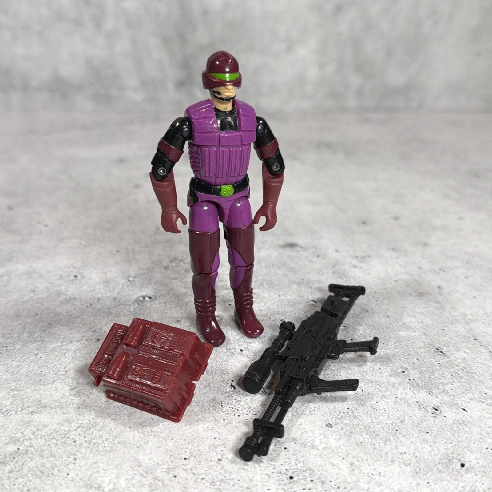 Vintage GI Joe Cobra Saw Viper Action Figure Complete 1990