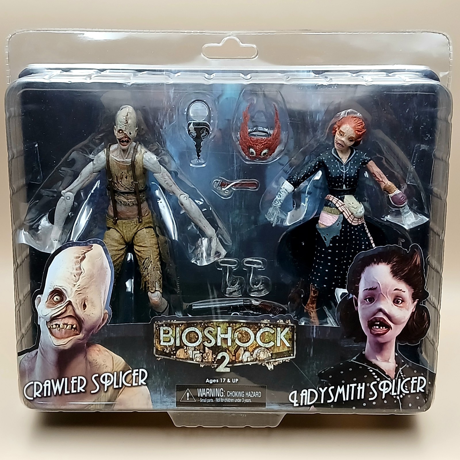NECA BioShock 2 Pack Crawler & Lady Smith Rapture Video Game Figures