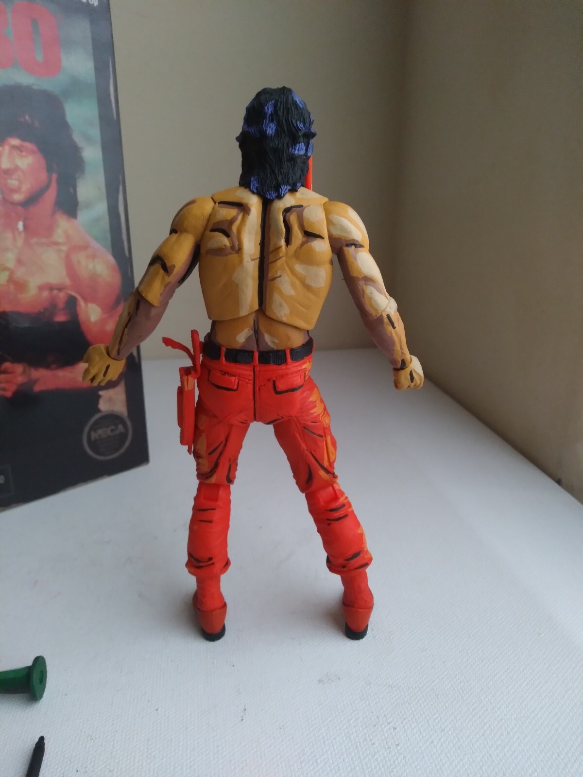 NECA ULTIMATE RAMBO NES FIGURE NINTENDO ATARI REEL TOYs SYLVESTER STALLONE LOOK