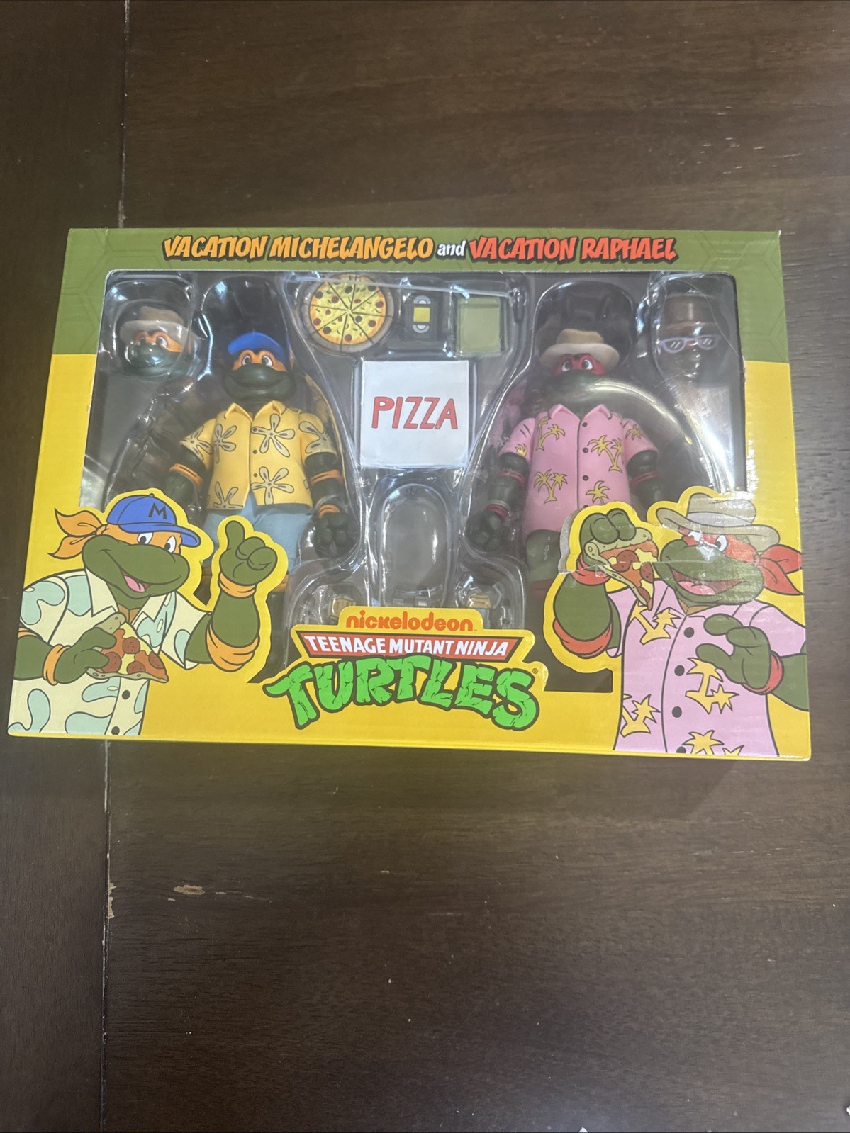 Sealed Teenage Mutant Ninja Turtles Vacation Michelangelo and Raphael TMNT NECA