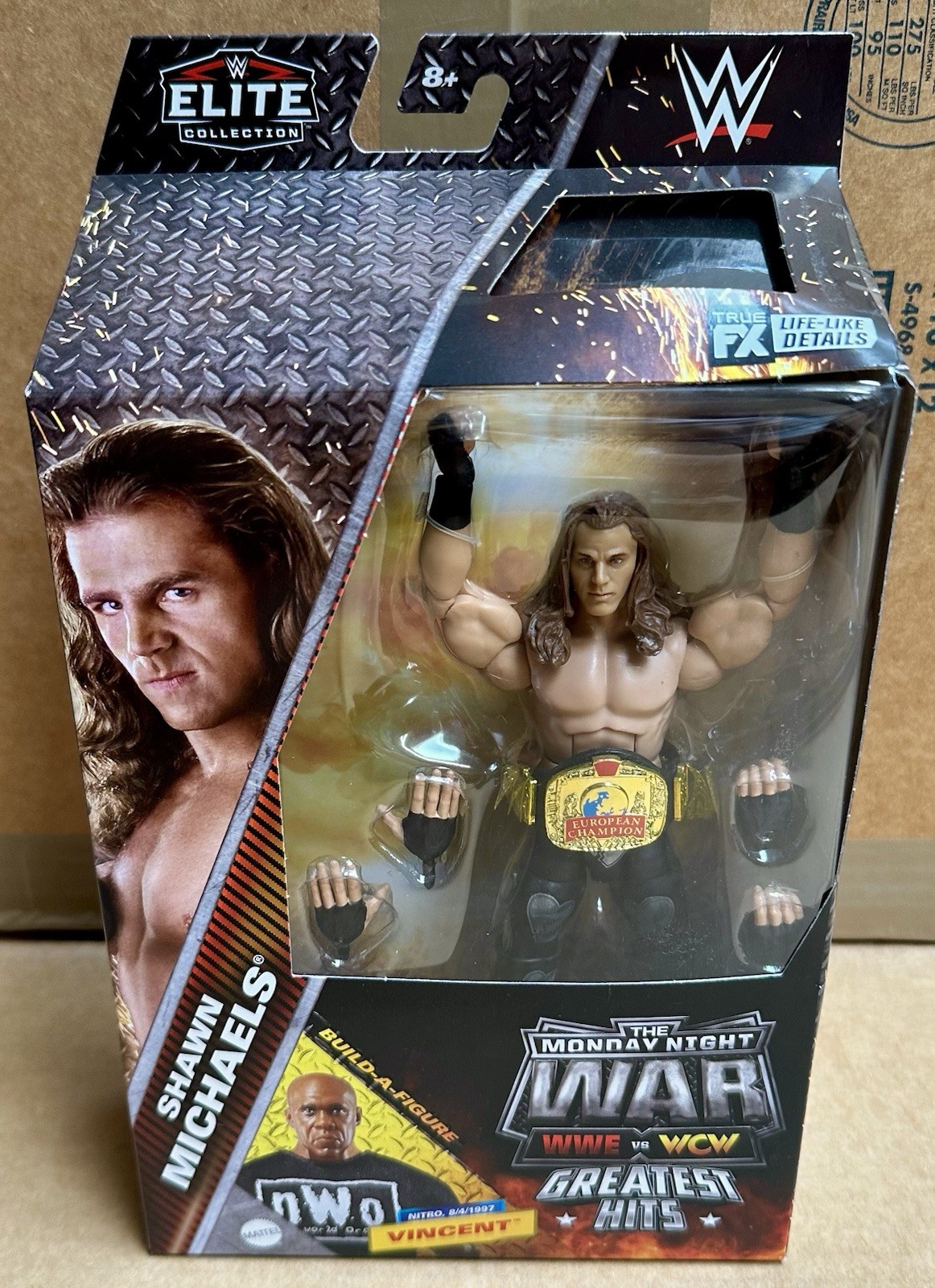 WWE Elite Monday Night Wars Complete Set of 4, (Greatest Hits) w/ Vincent BAF