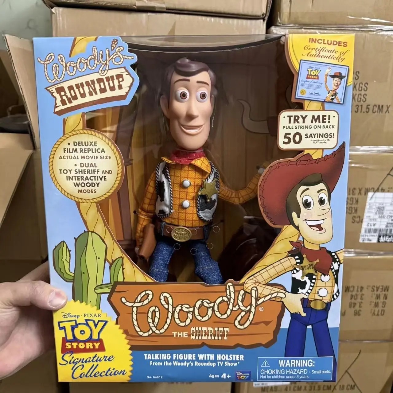 Toy Story Signature Collection Thinkway Talking Woody Doll Sealed Never Opened