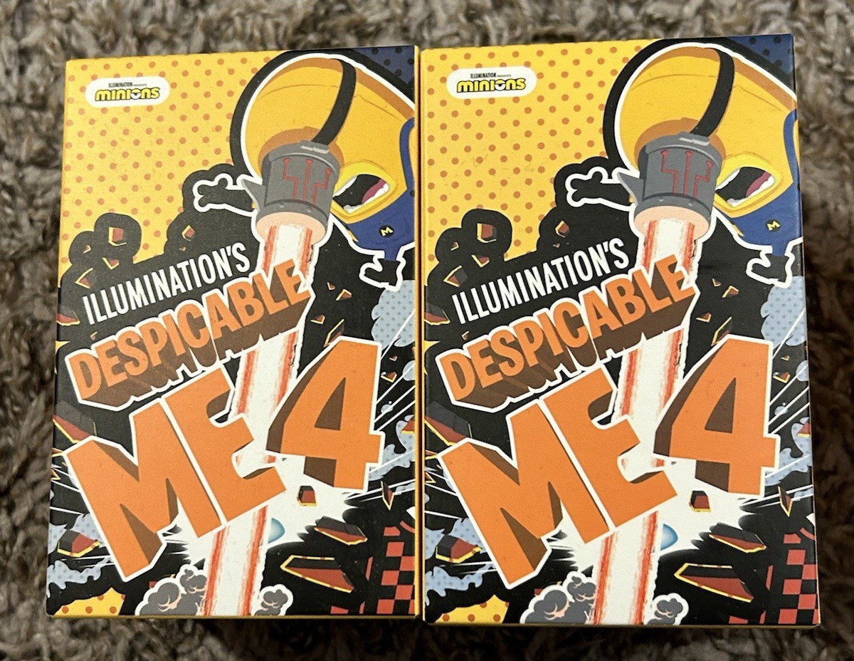 Pop Mart Minions Illumination Despicable Me 4 Blind Box Set Of 2 New