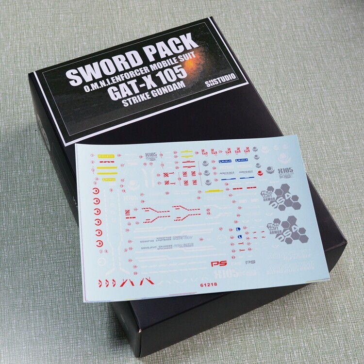 for PG 1/60 Strike Gundam Sword Pack Resin Conversion Kit – SH Studio