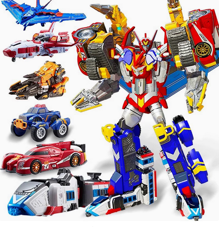 Tobot V Galaxy Detectives 6In1 Master Ultimate Figure Transformer Robot Boy Toy