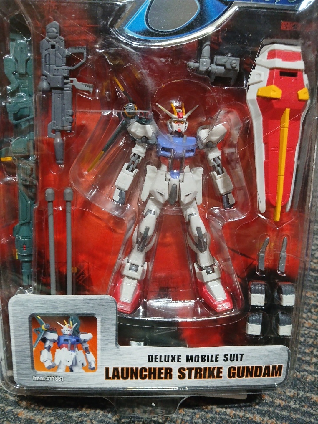 2x NOC Mobile Suit Gundam Seed Figures Deluxe Launcher Strike & Active Mode NIP