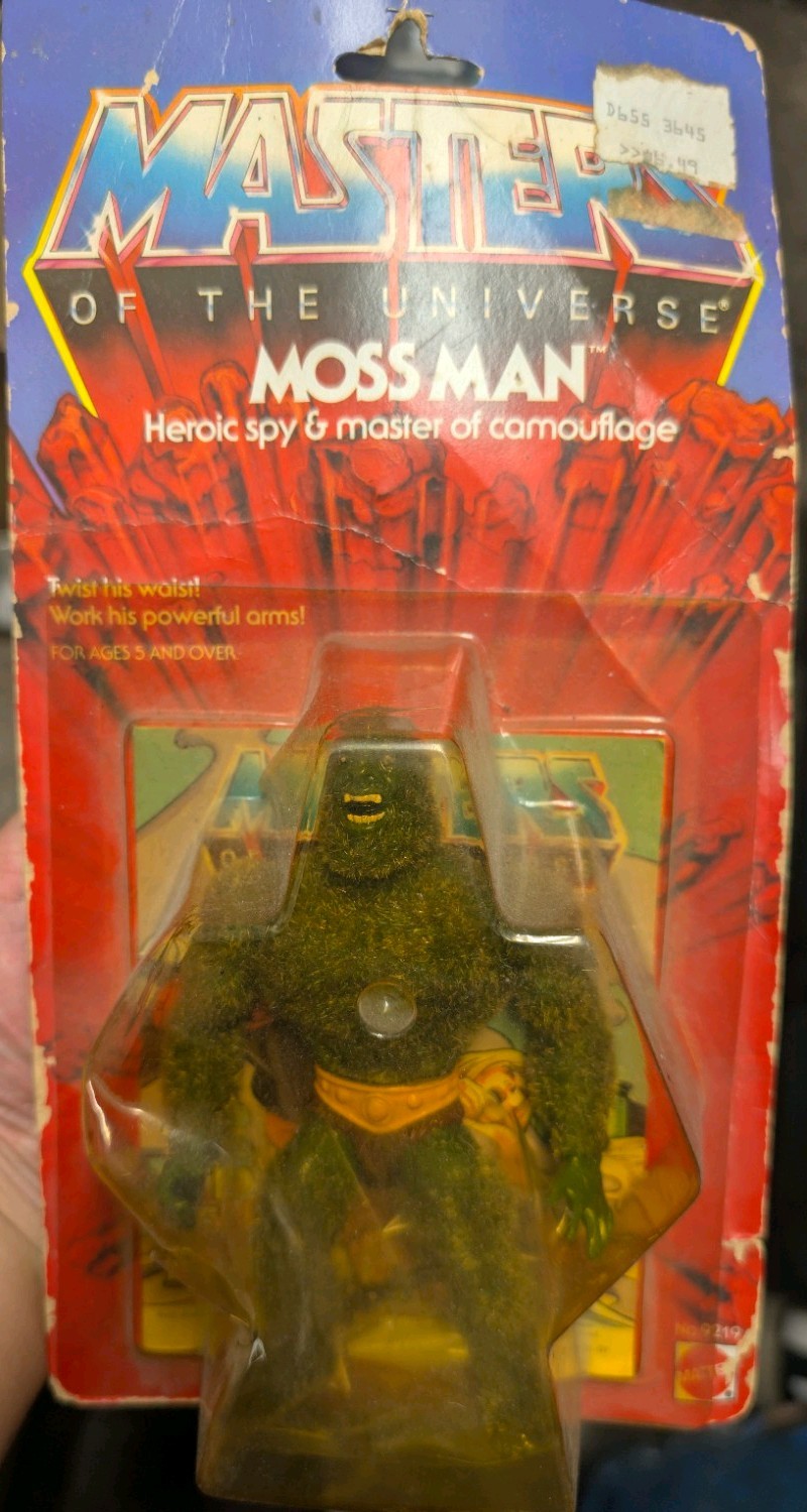 Moss Man He-Man Masters of the Universe MOTU 1985 Vintage Action Figure Sealed