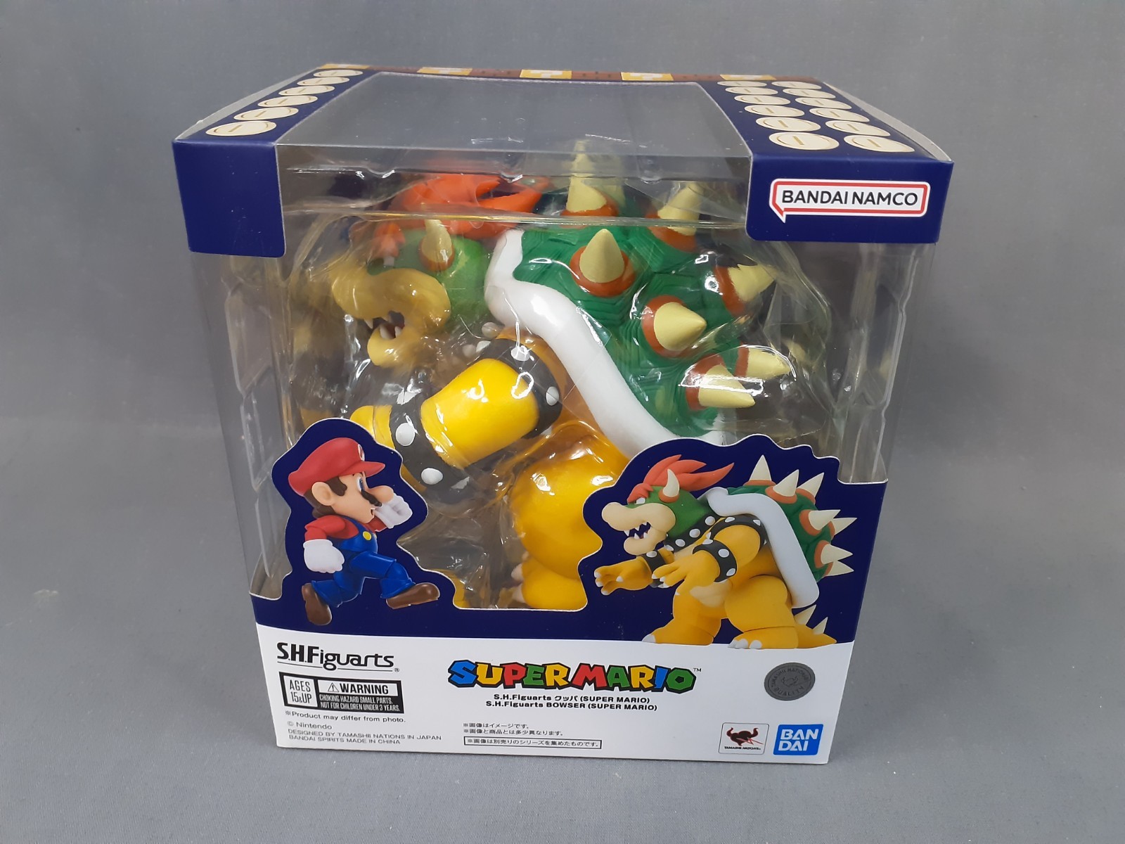 S.H.Figuarts Super Mario Bowser (SUPER MARIO) BANDAI Japan NEW boxed