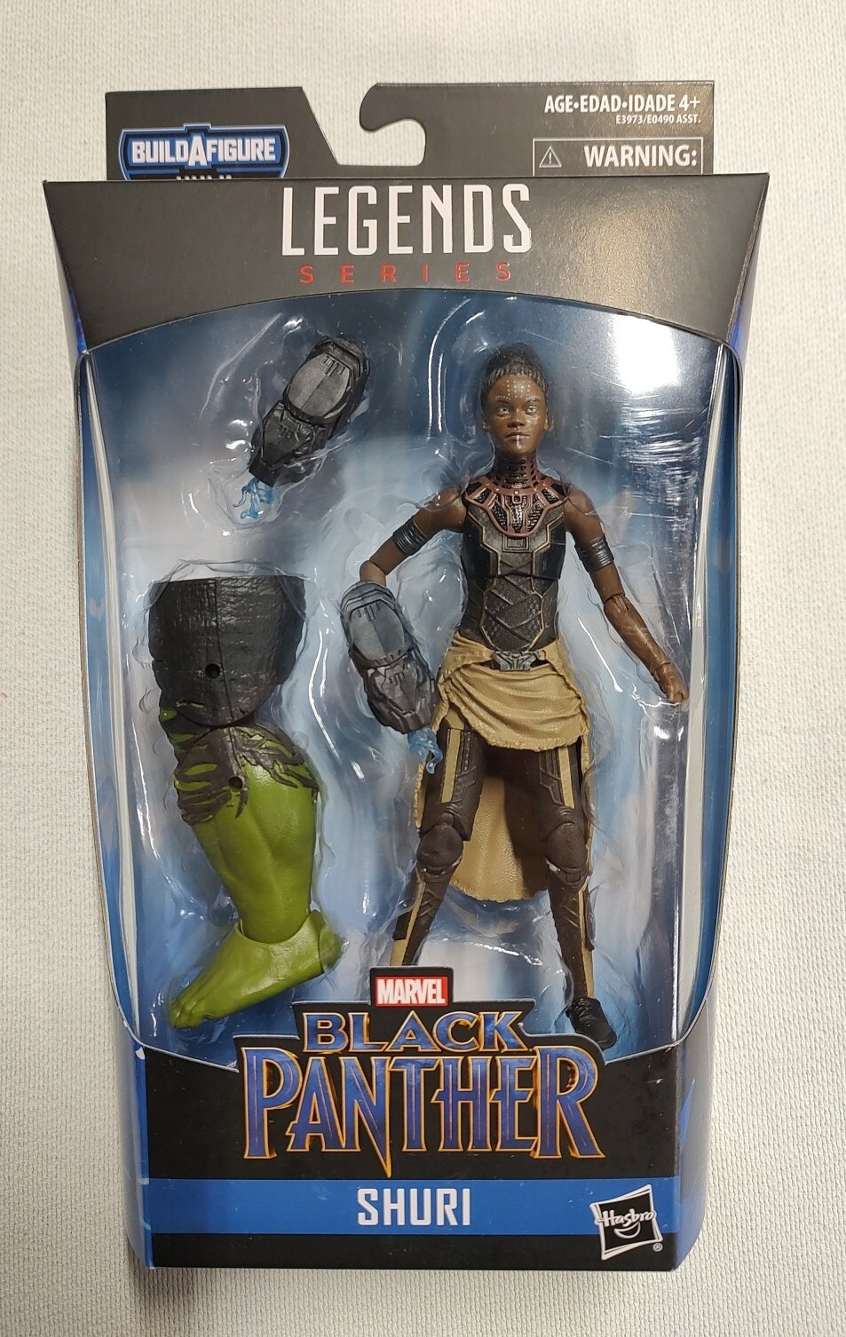 HASBRO MARVEL LEGENDS SERIES SHURI FIGURE MOC VHTF BUILD HULK SERIES