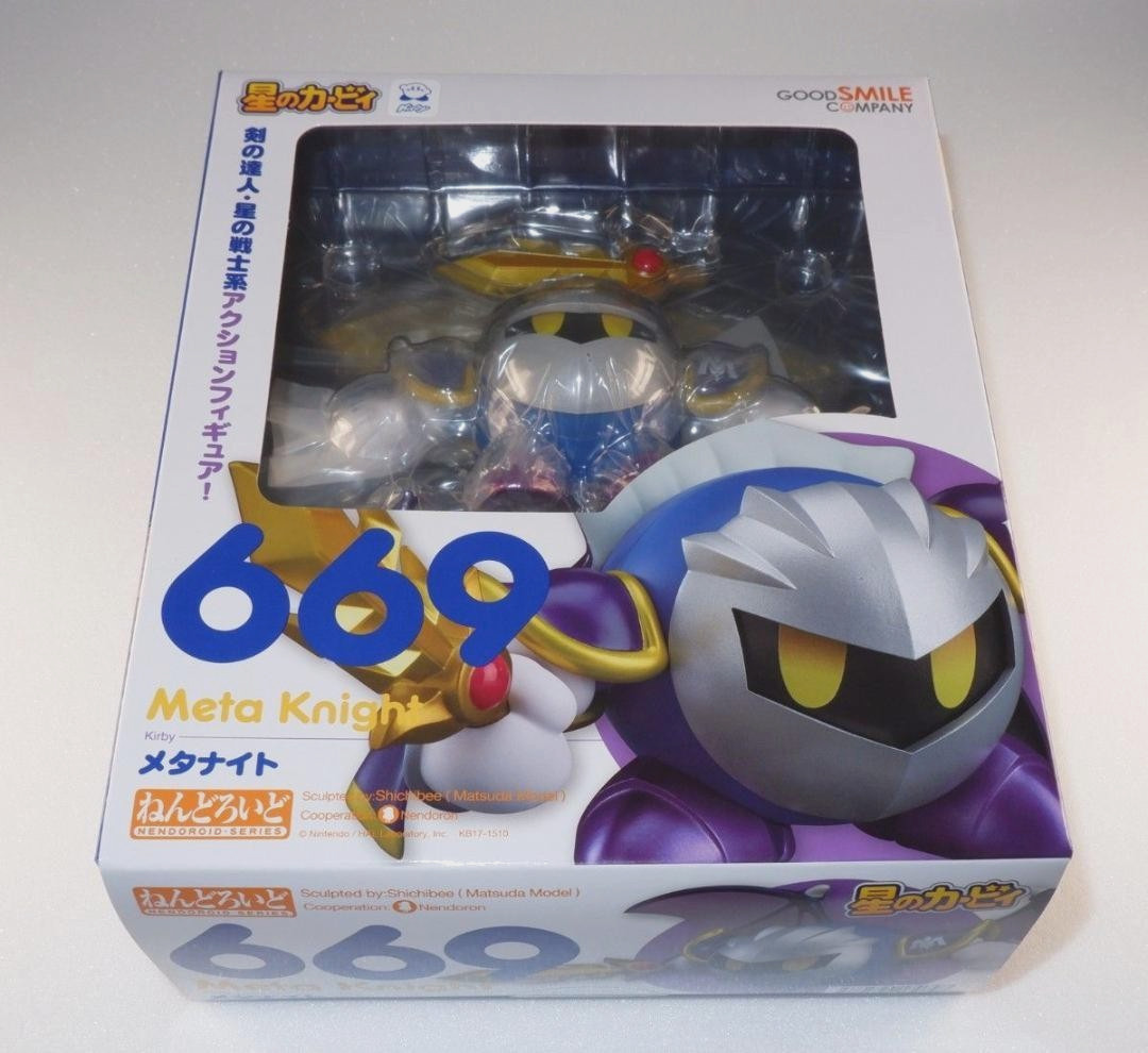 Nendoroid 669 Meta Knight Kirby Action Figure Good Smile Company New