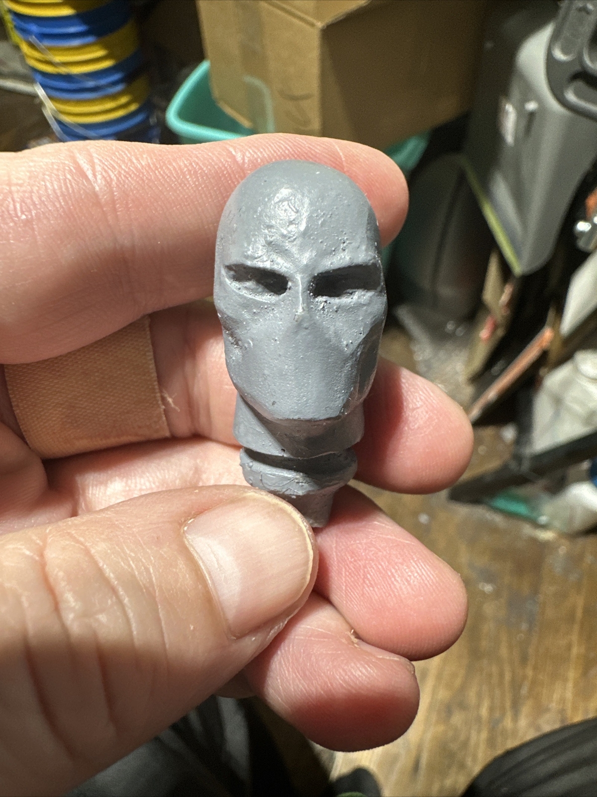 Mego FTC Zica Dc Retro Comic Version Custom Moon Knight Head For 8” Size 1/9 V3