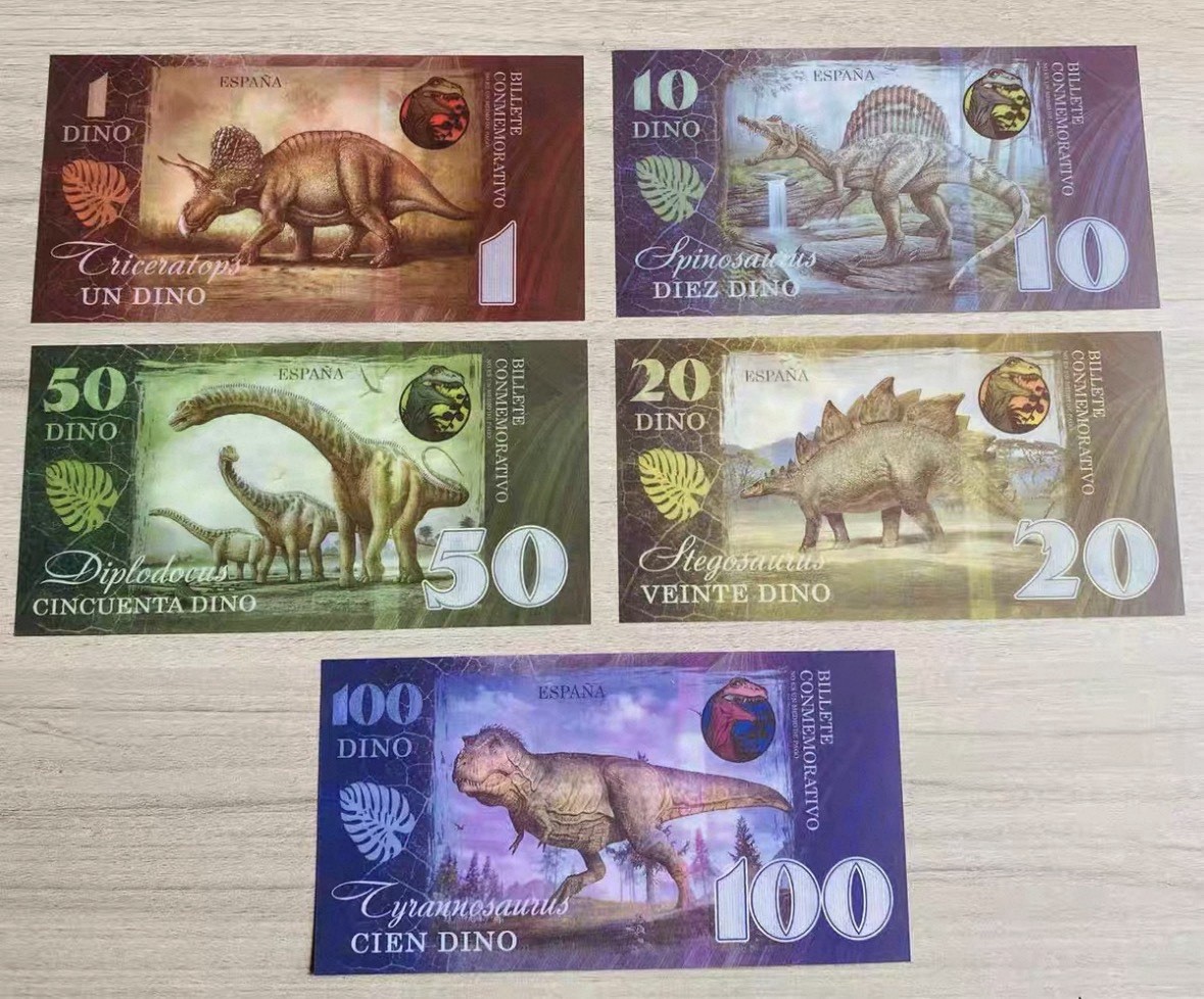 5pcs Jurassic Dinosaurs World Series Polymer Painted