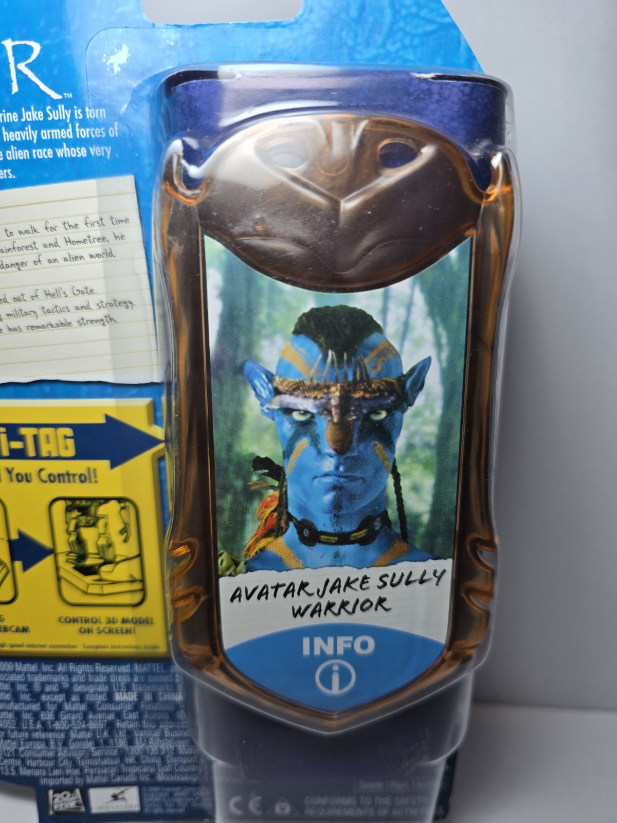 James Cameron’s Avatar Jake Sully Warrior Mattel 2009 4″ New Factory Sealed