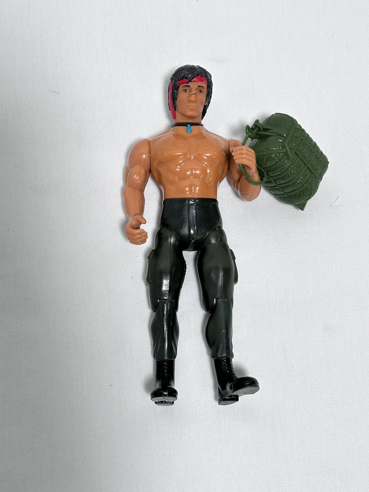 1985 Rambo Action Figure 7” Coleco Anabasis Force of Freedom Sylvester Stallone