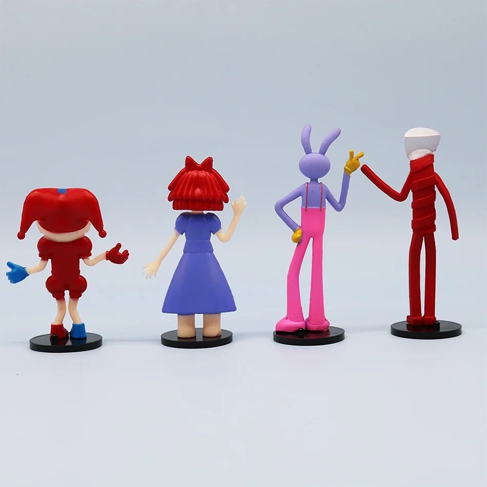 8pcs Digital Circus Anime Figures Set Ragatha Jax Pomni PVC Model Toy Gift