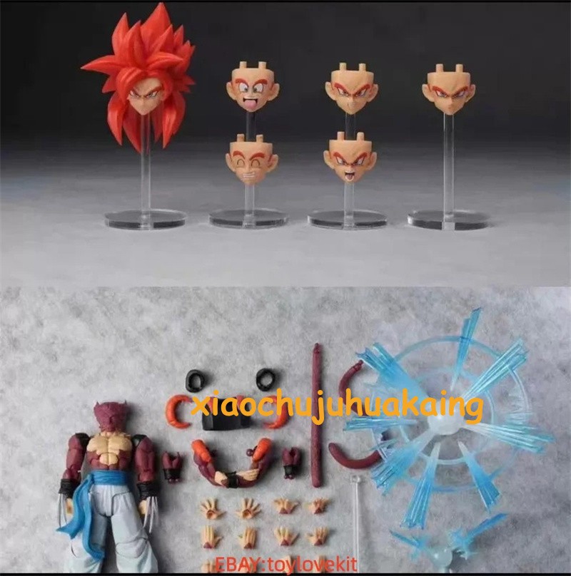 TONSENARTTOYS SSJ4 Gogeta 03A A Solid Color Ver. 1/12 Action Figure Toys Gift