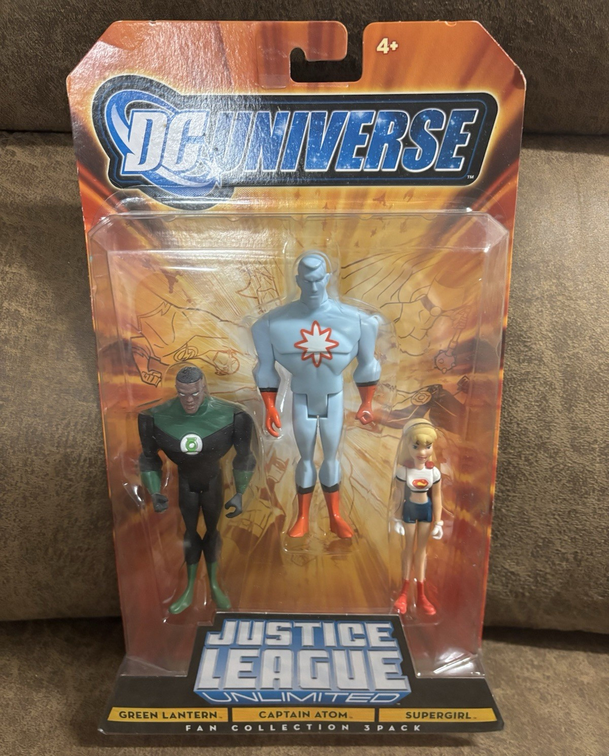 Mattel Justice League Unlimited Green Lantern Captain Atom Supergirl 3-Figure B…