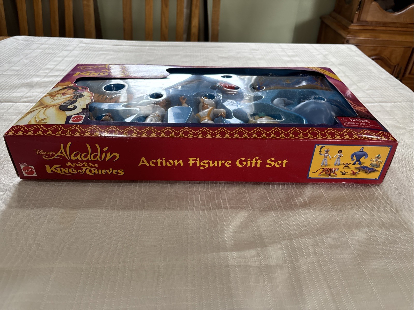 Aladdin Action Figure Gift Set, Collectors Edition Mattel Disney 1990s Box NRFB