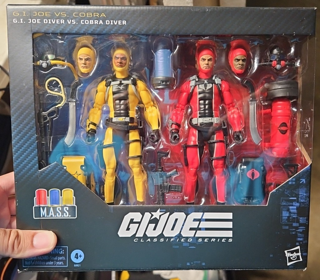 G.I. Joe Classified Series #169 G.I. Joe Diver Vs. Cobra Diver New Freeship