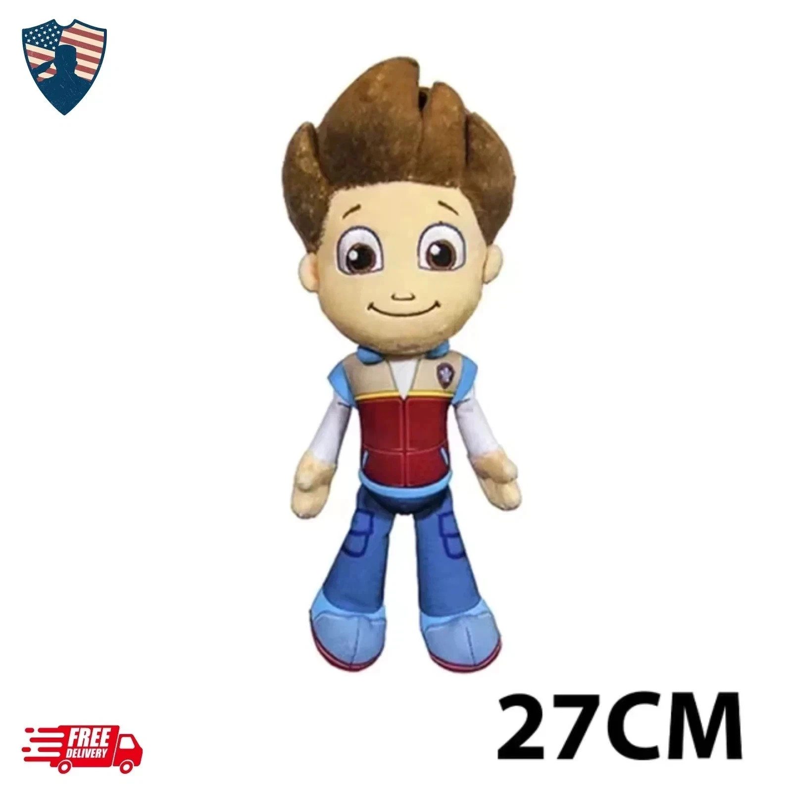 Paw Patrol Ryder Plush Doll Figure 10″ Boy Stuffed Plush Kids Gift – Brand New