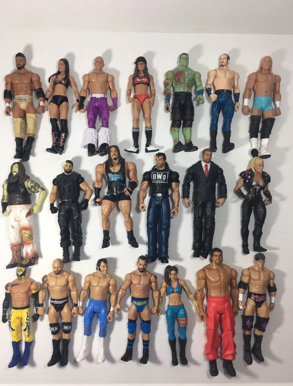 Mattel WWE, Wrestling Action Figures ( without packaging )