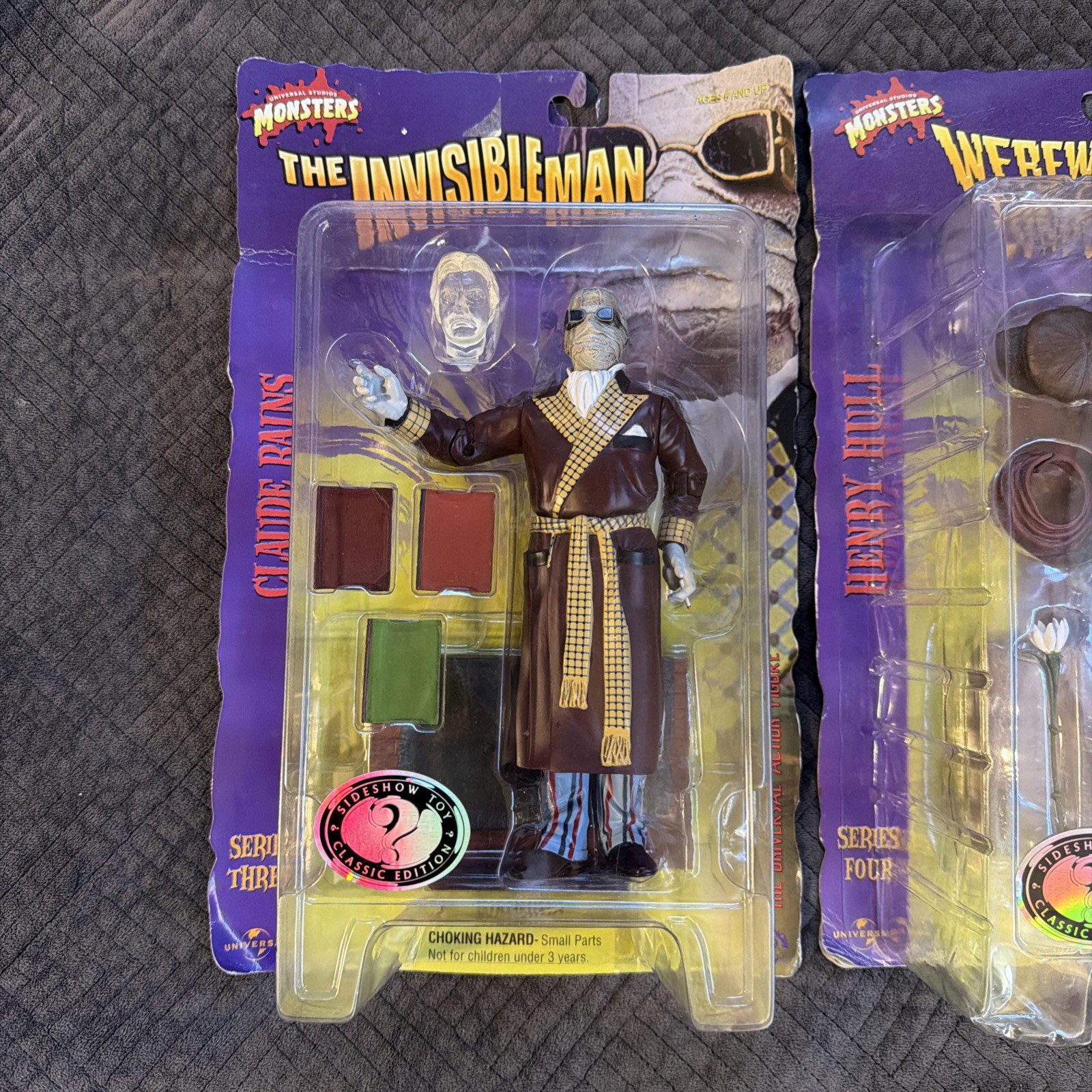 Lot Of 2 Universal Studios Monsters Sideshow Toys Figures