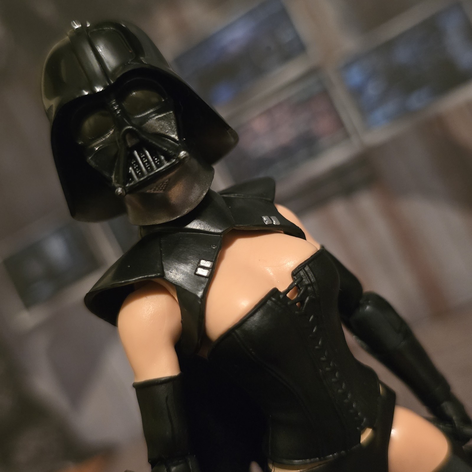 Star Wars Black Series Princess Leia Slave Darth Vader Custom Mandalorian Lot