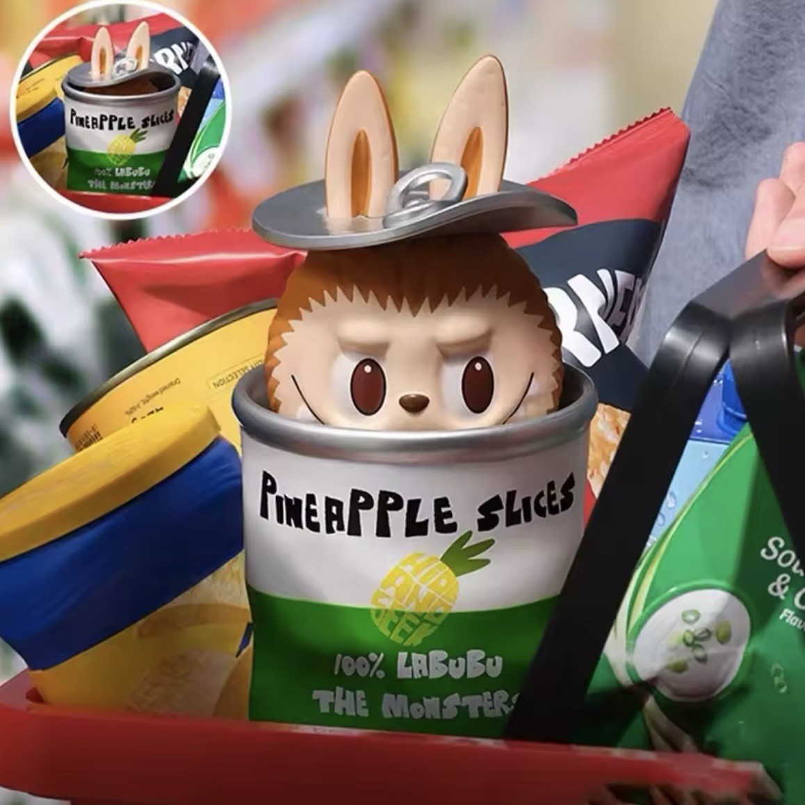 POP MART ?️Authentic Labubu The Monsters Almost Hidden Series [Canned Pineapple