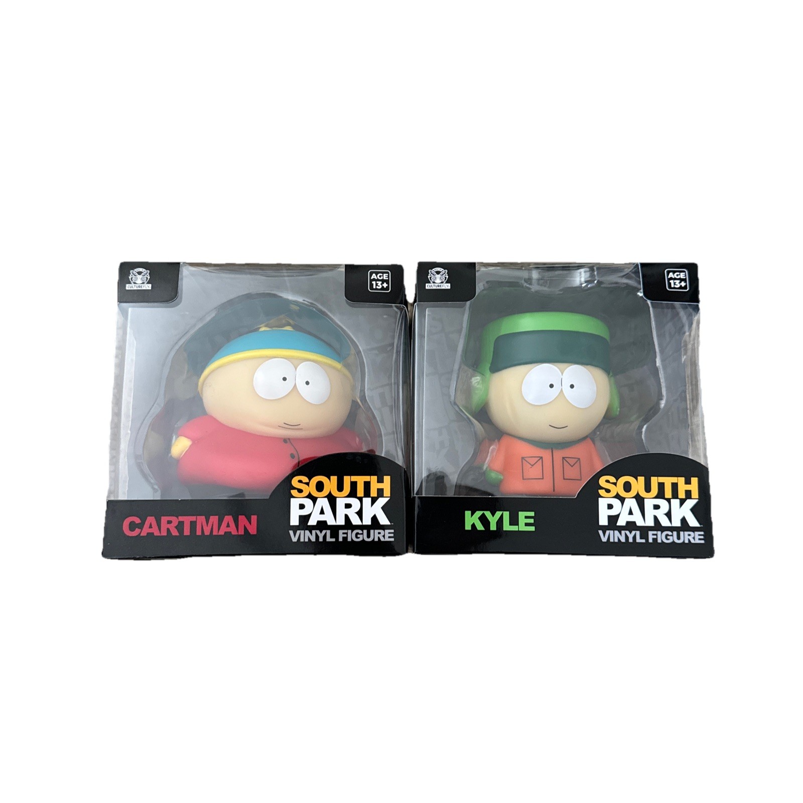 2 Pack South Park Culturefly Vinyl Figure Toy 4″ Kyle Cartman Cartoon Tv Show