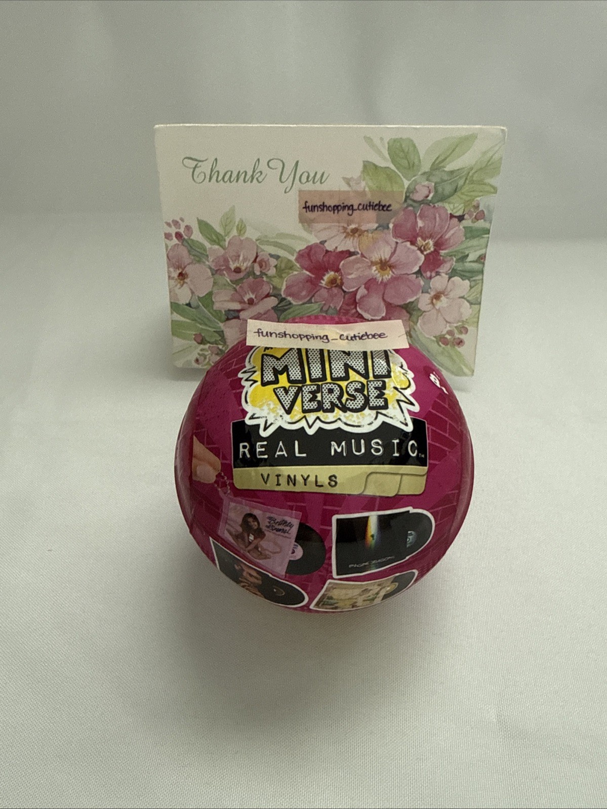 MGAs Miniverse mini playable Real Music Vinyl Records Blind Pack Surprised Toy