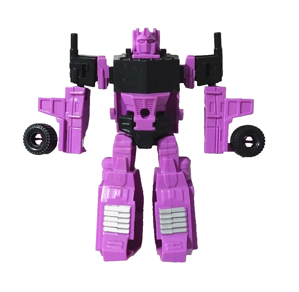 4″ Midwood Brands Transforming Robot Purple Semi-truck Trailer Rare KO