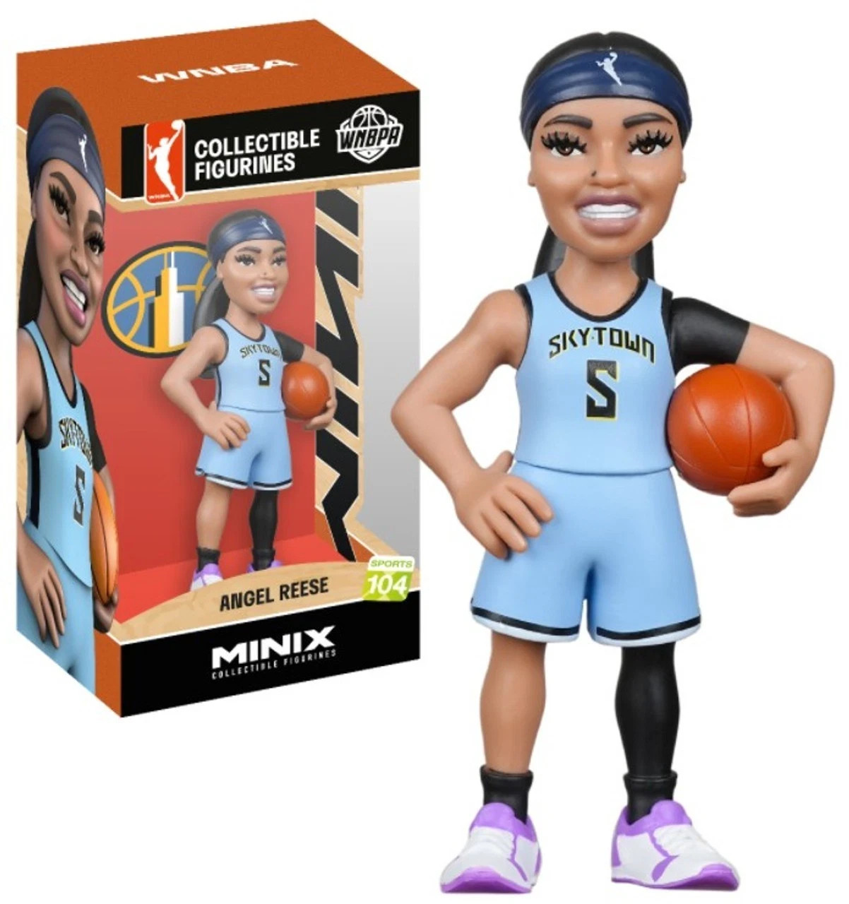 MINIX Sports #104 Angel Reese WNBA Basketball 4.75 Inch Vinyl Figure