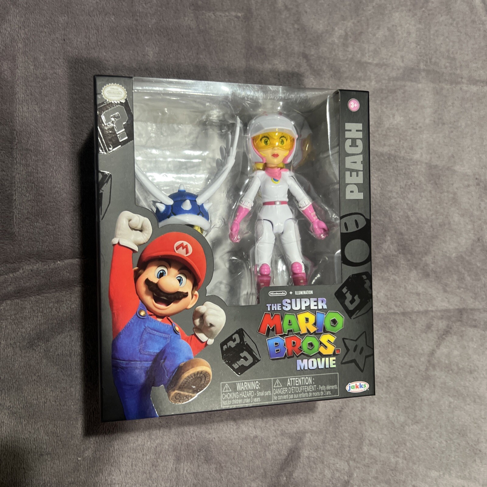 Nintendo The Super Mario Bros Movie Deluxe Action Figure Princess Peach Toy New