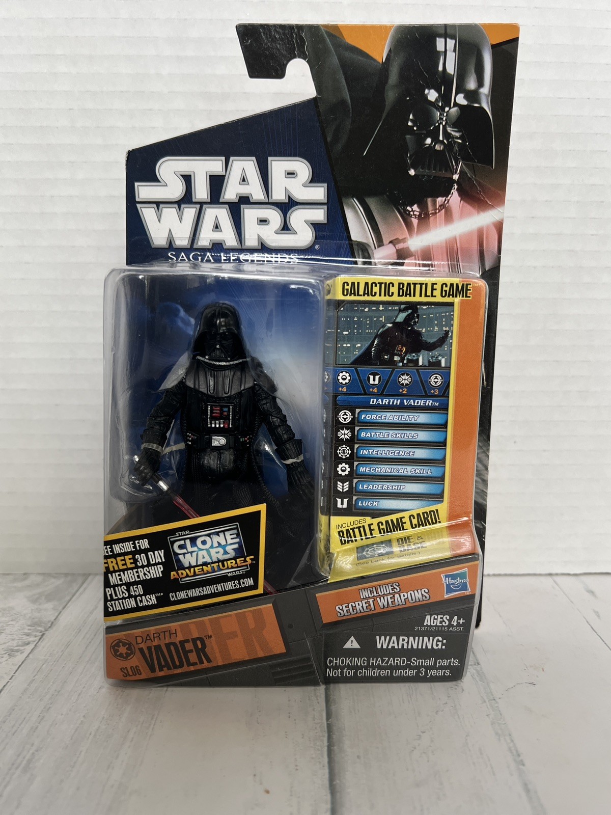 Star Wars COLLECTABLE 2010 Saga Legends “Darth Vader SL06” Action Figure