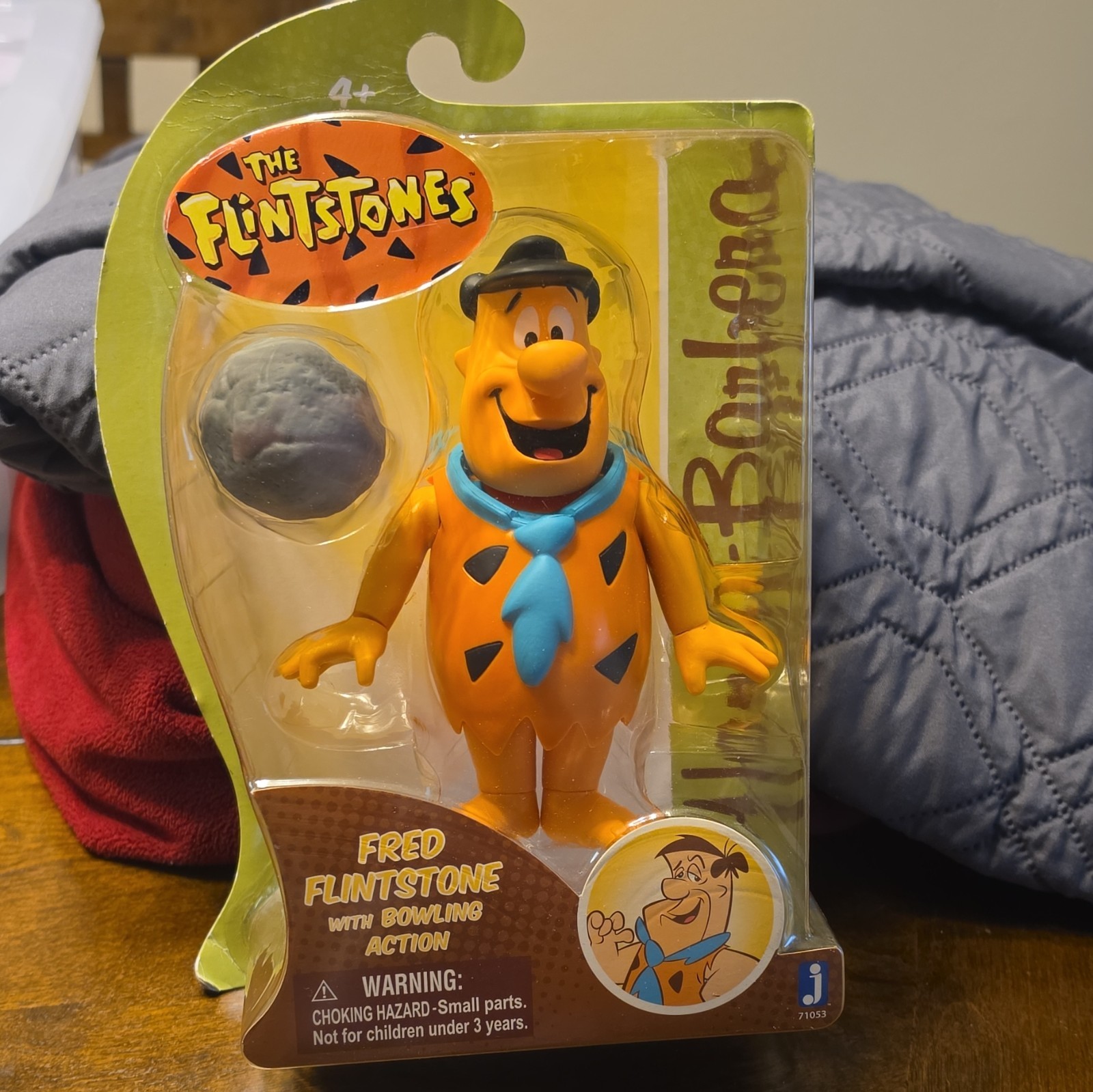 The Flintstones – Fred Flintstone Action Figure w/ Bowling Ball