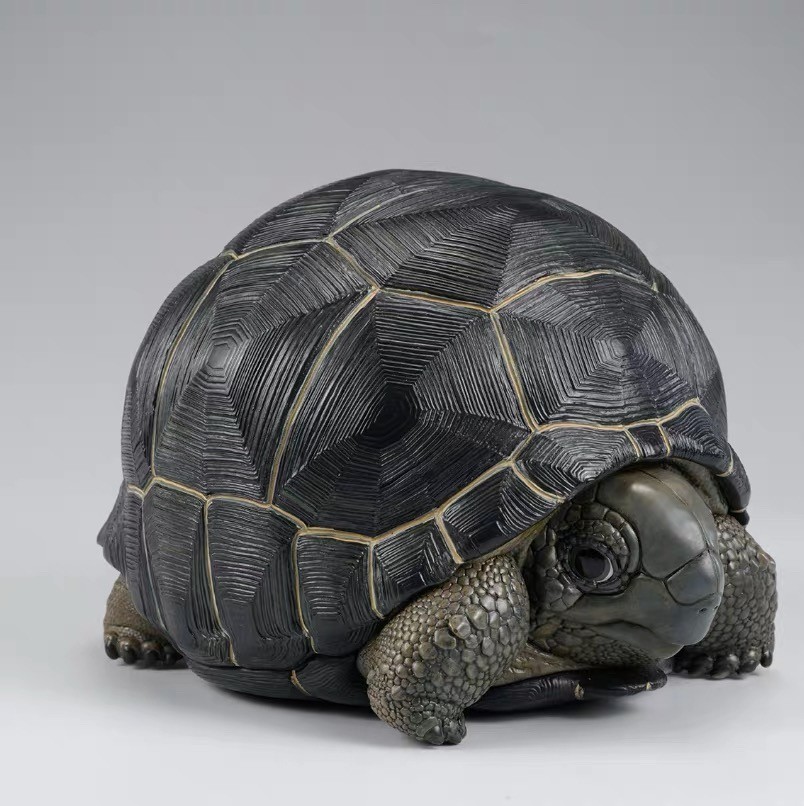 Animal Heavenly Body Aldabrachelys Gigantea Resin Animal Model Figure L6CM/2.4in