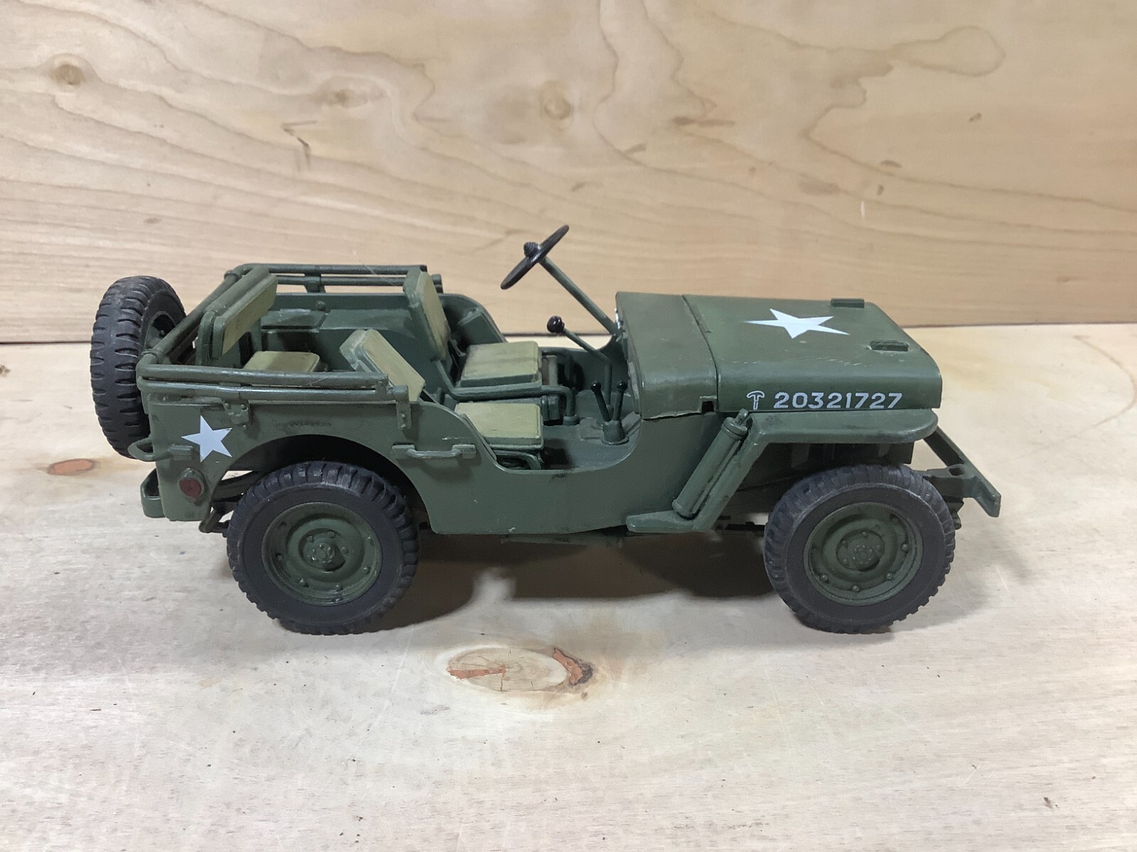 21st Century Toys Ultimate Soldier Green Plastic U.S.A Military Jeep 20321727