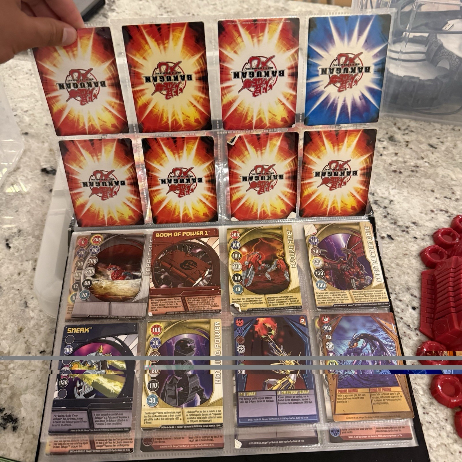 Vintage Bakugan Battle Brawlers Lot Cards Figures Battle Gear Arena