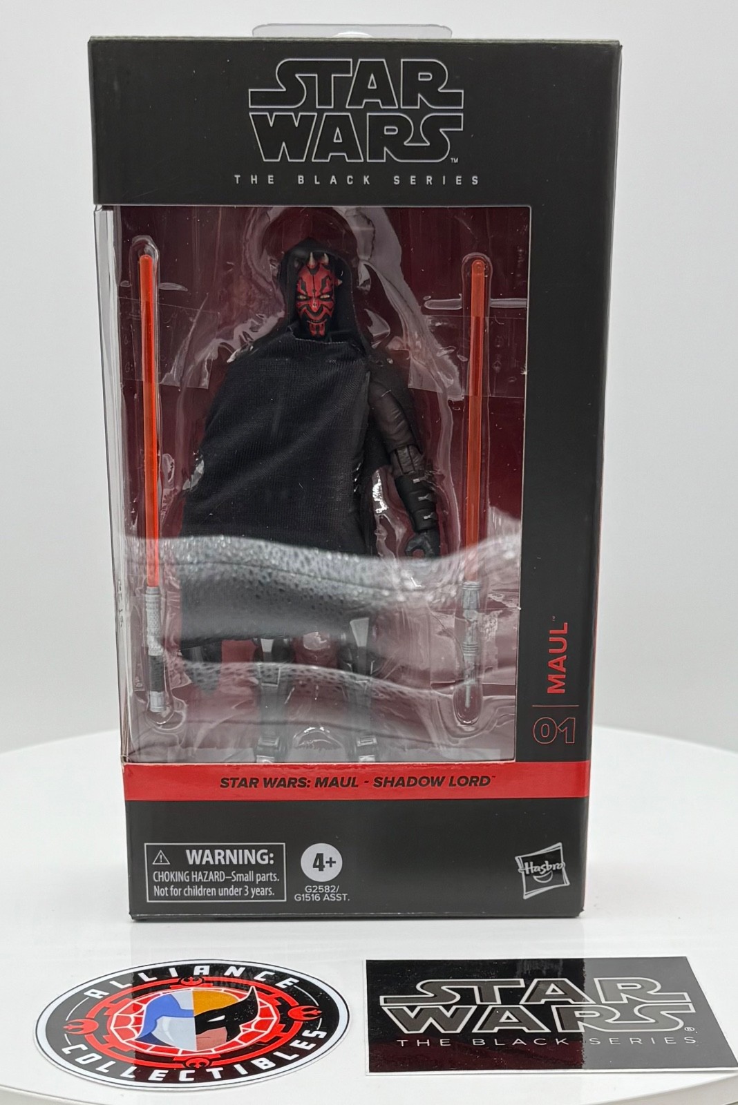 2026 Star Wars Black DARTH MAUL Shadow Lord 01 MAUL 6″ Scale Hasbro Action Fig