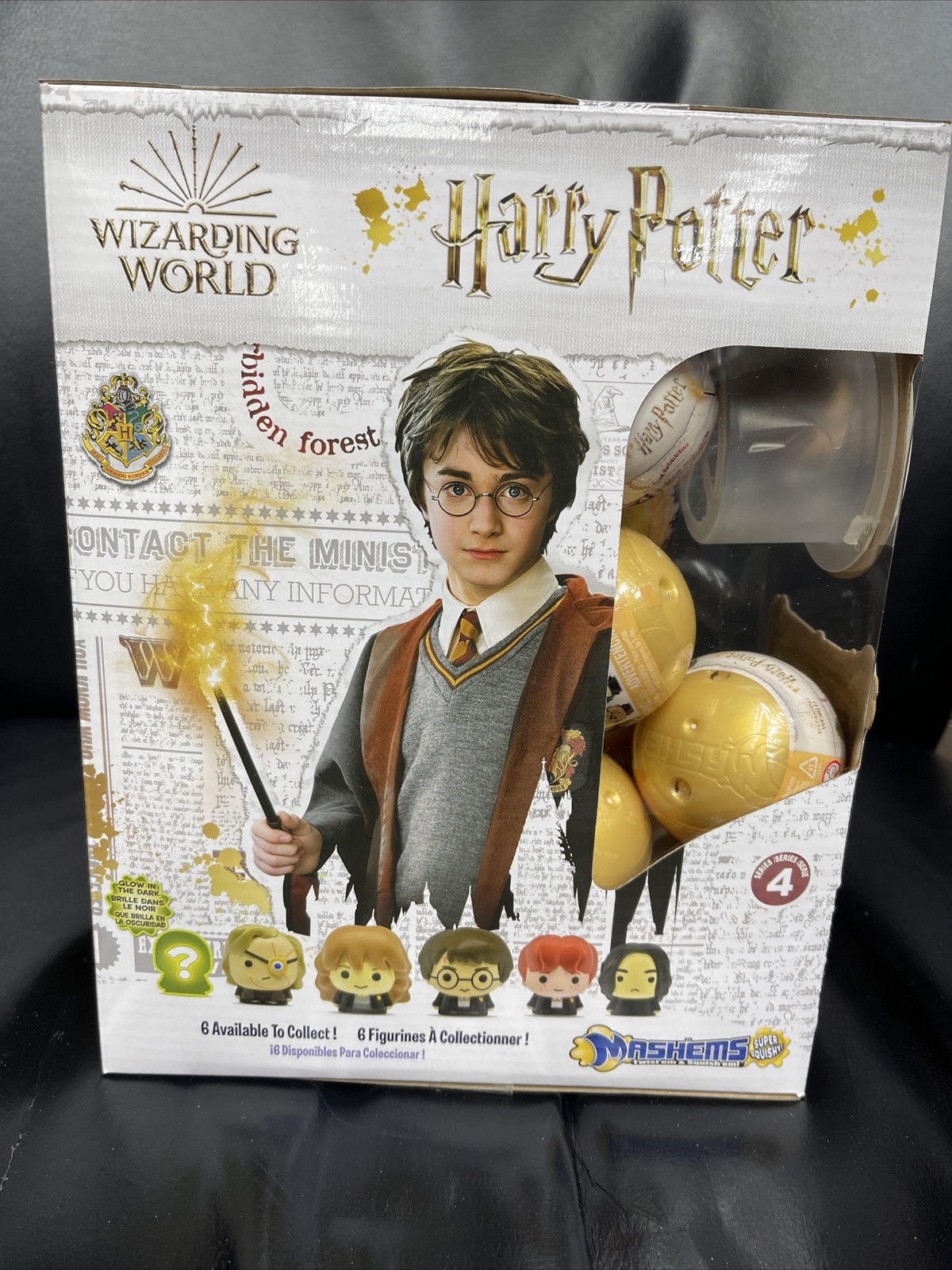 harry potter mashems series 4.-box of 20 squishy blind ball display box.