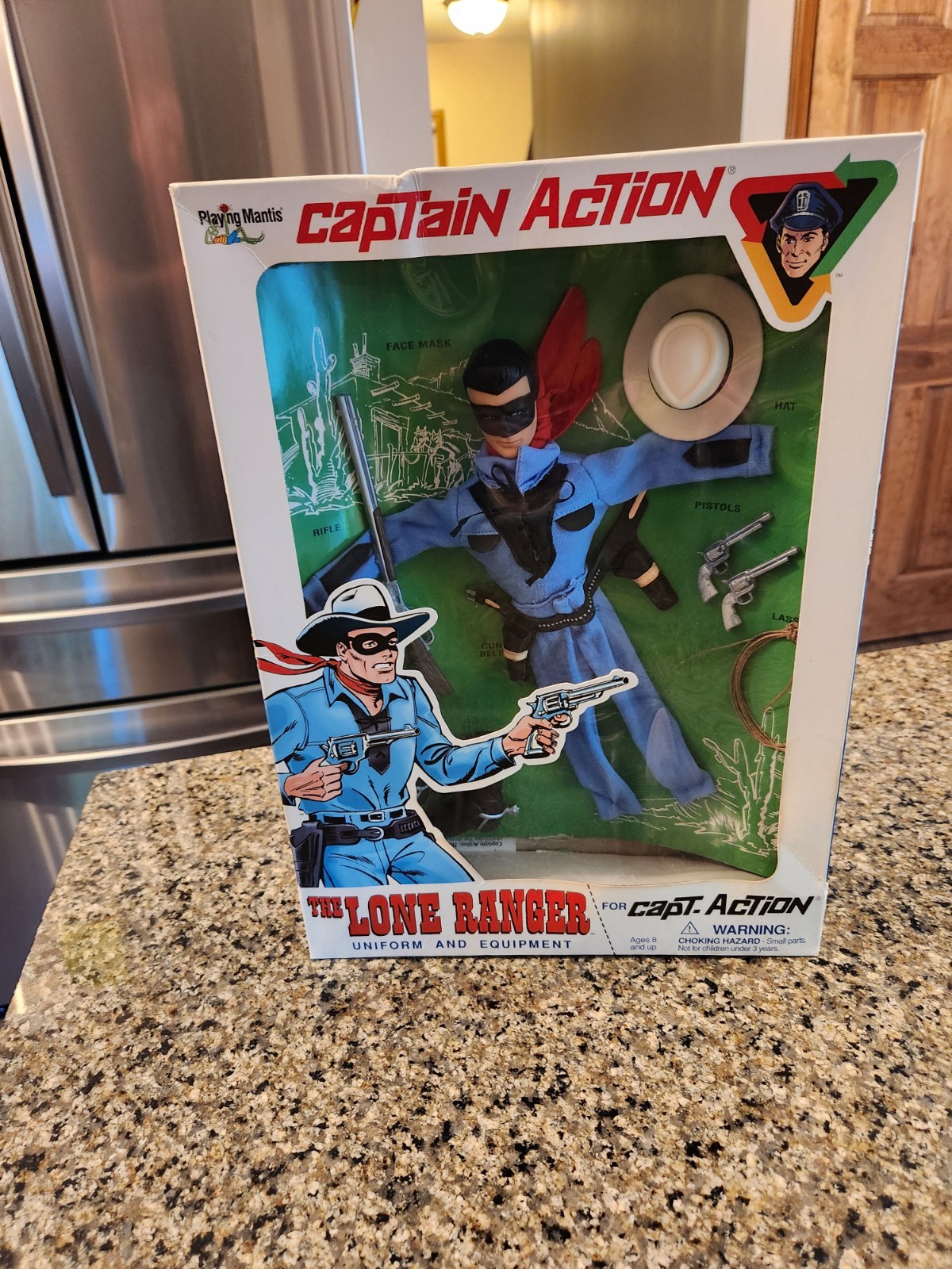 Vintage 2000 Captain Action Lone Ranger Uniform & Equipment Playing Mantis NIB