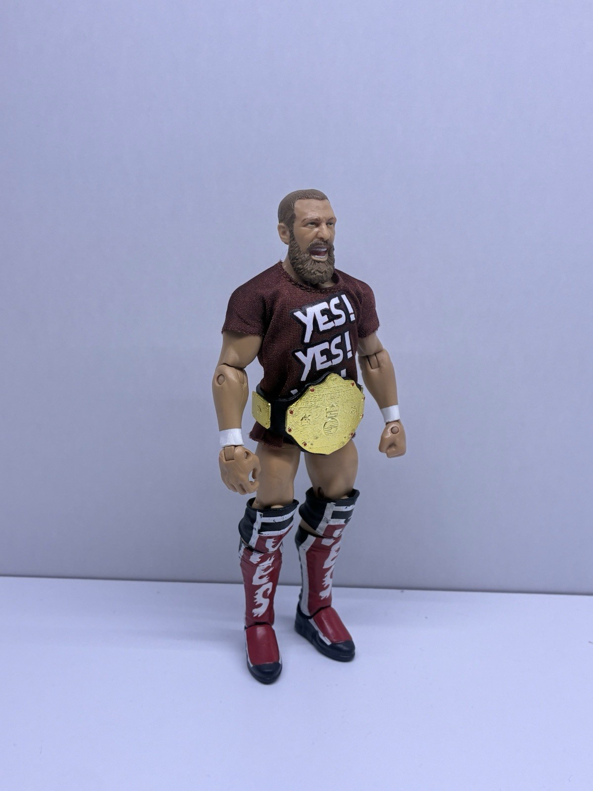 Daniel Bryan 2012 WWE Mattel Elite Series 19 Figure Wrestling Yes Yes Yes Shirt