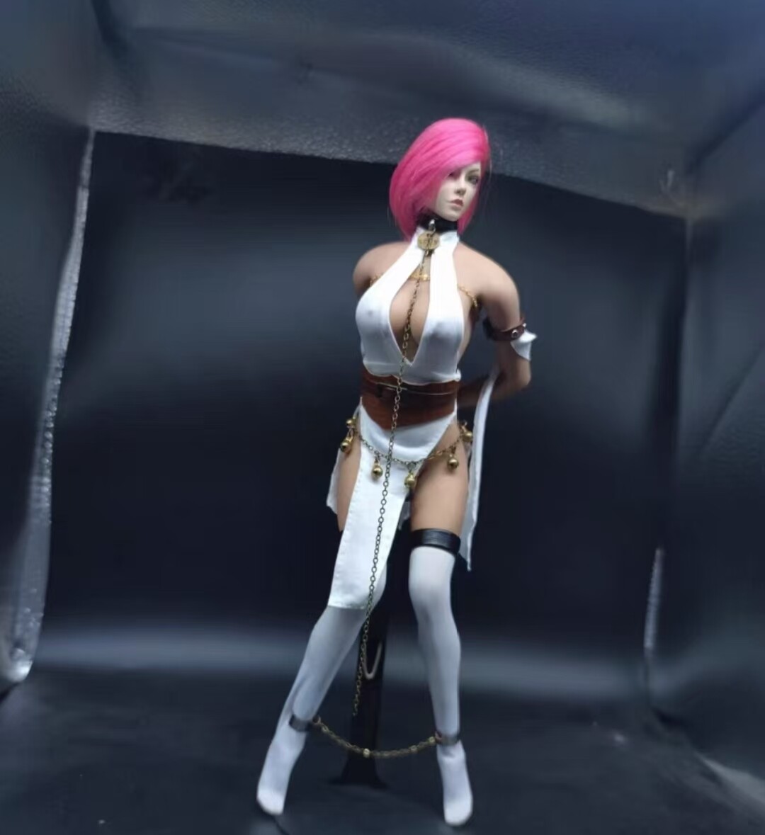 1/6 Scale Female White Queen Bondage Set Model For 12″ Action Figure Body