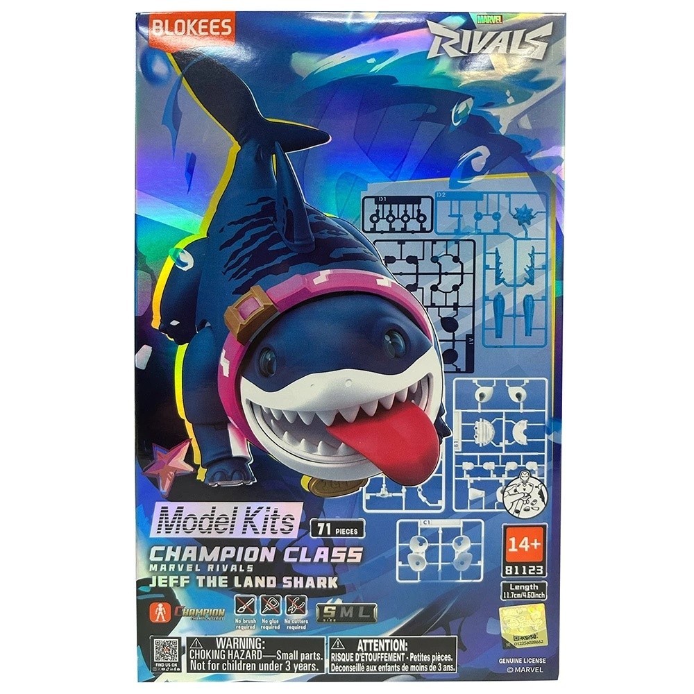 BLOKEES CHAMPION CLASS MARVEL RIVALS JEFF THE LAND SHARK