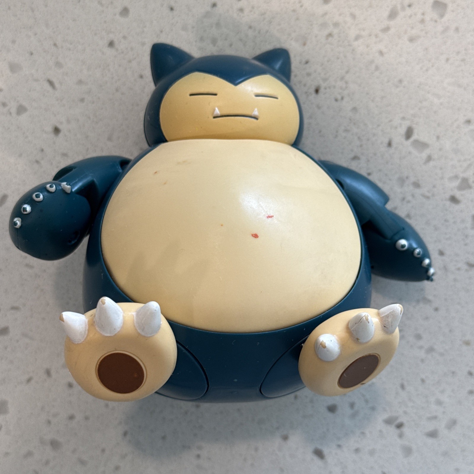 Pokémon 5” Snorlax 2017 Nintendo Tomy Soft Belly Articulated Figure See Pictures
