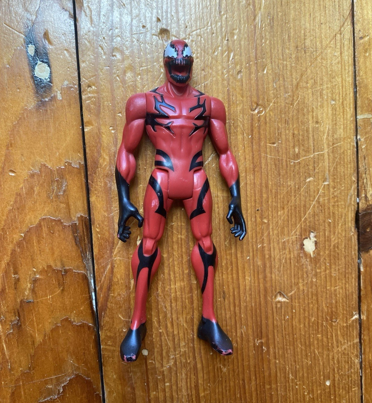 2022 Hasbro Carnage Red/Black/White Spider Action Figure Plastic Symbiote Style