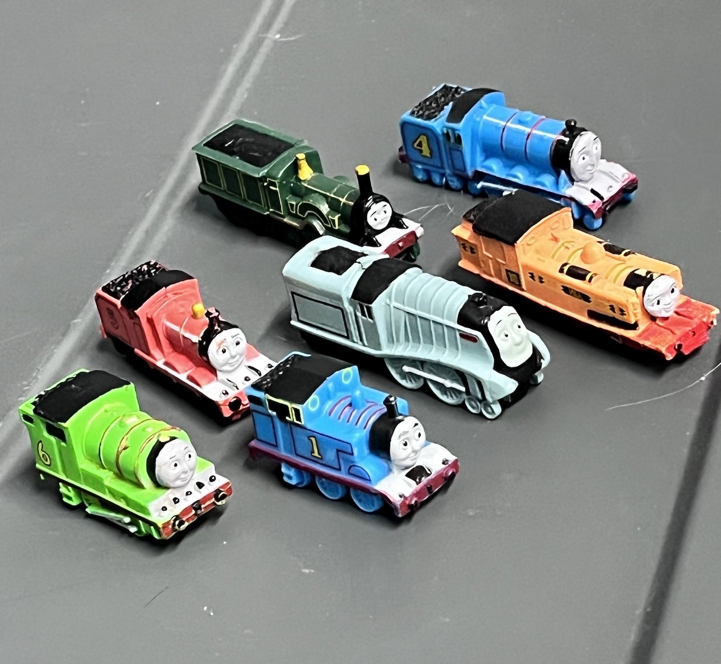 Thomas The Train Mini Figures PVC Tank Engine Vinyl Small Cake Topper Lot 7pc