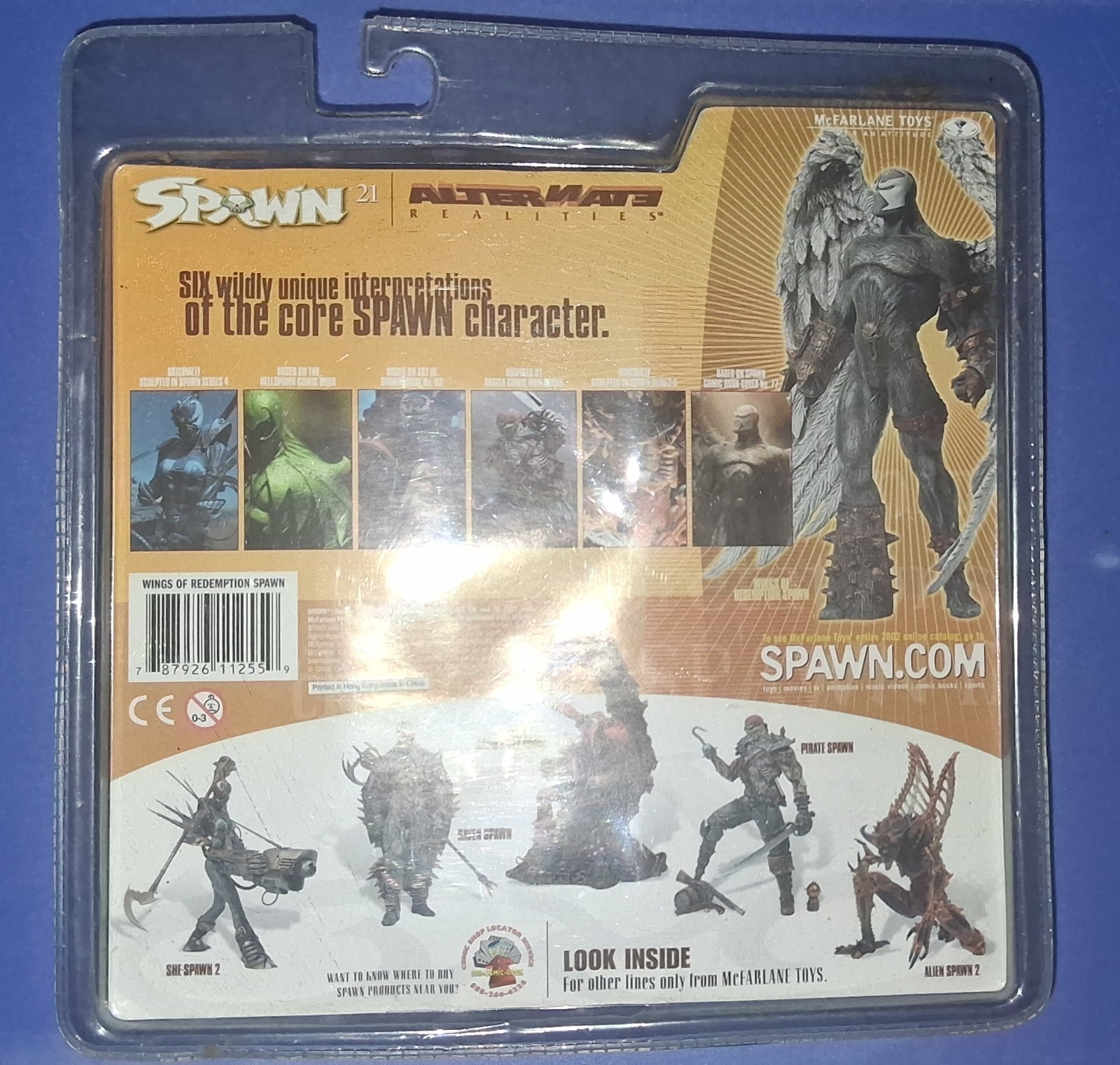 macfarlane action figure Spawn Wings Of Redemption In Package