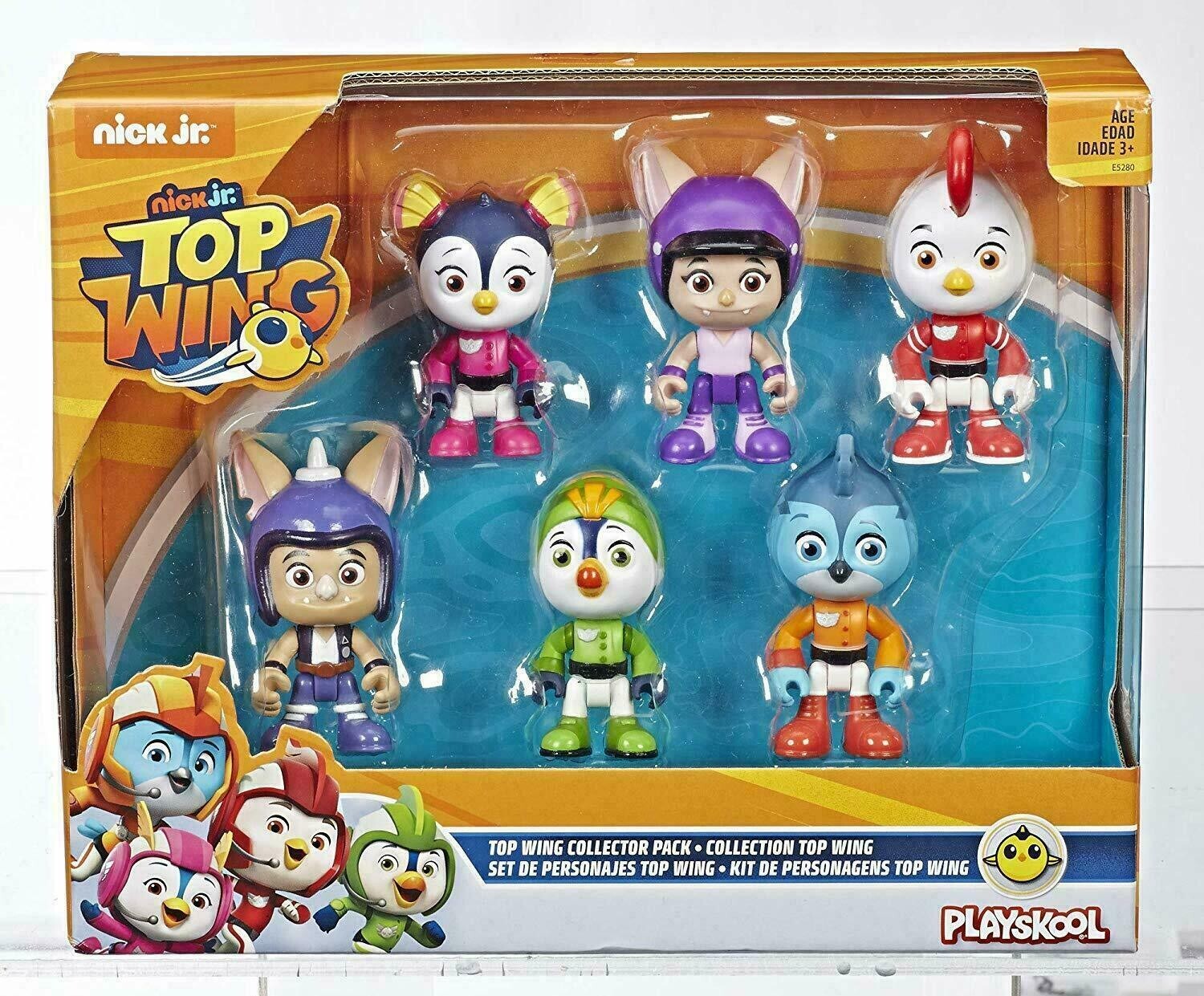 Nick Jr Top Wing Collector Pack Lot of 6 Character Action Figures NEW Sealed